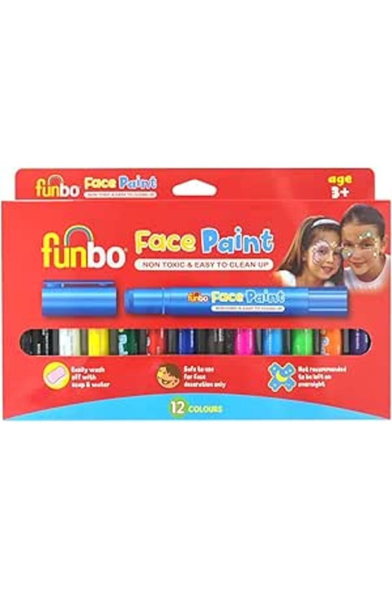 Face Paint, Set of 12 Color
